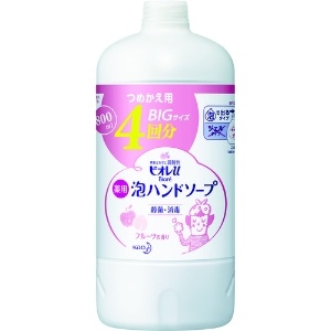 Kao 【生産完了品】ビオレu泡ハンドソープ フルーツの香り 詰替800ml 313225