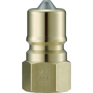 ナック クイックカップリング SPE型 真鍮製 大流量型 オネジ取付用 両路開閉型 CSPE01P2
