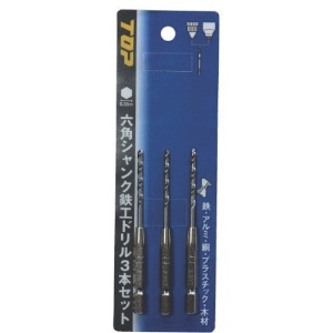 TOP 六角シャンク鉄工ドリル 4.0mm 3本セット 六角シャンク鉄工ドリル 4.0mm 3本セット ETD-4.0-3S