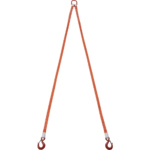 TRUSCO 2本吊ベルトスリングセット 25mm幅X2m 吊り角度60°時荷重0.86t(最大使用荷重1t) G25-2P20