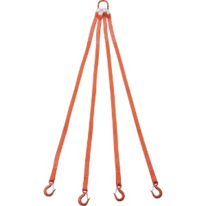 TRUSCO 4本吊ベルトスリングセット 25mm幅X1.5m 吊り角度60°時荷重0.86t(最大使用荷重1t) 4本吊ベルトスリングセット 25mm幅X1.5m 吊り角度60°時荷重0.86t(最大使用荷重1t) G25-4P15-0.86