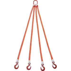 TRUSCO 4本吊ベルトスリングセット 25mm幅X1.5m 吊り角度60°時荷重1.72t(最大使用荷重2t) 4本吊ベルトスリングセット 25mm幅X1.5m 吊り角度60°時荷重1.72t(最大使用荷重2t) G25-4P15-1.72