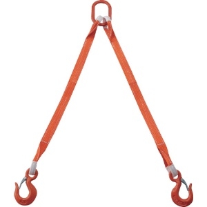TRUSCO 2本吊ベルトスリングセット 35mm幅X1m 吊り角度60°時荷重1.72t(最大使用荷重2t) G35-2P10