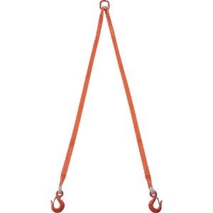 TRUSCO 2本吊ベルトスリングセット 35mm幅X2m 吊り角度60°時荷重1.72t(最大使用荷重2t) 2本吊ベルトスリングセット 35mm幅X2m 吊り角度60°時荷重1.72t(最大使用荷重2t) G35-2P20