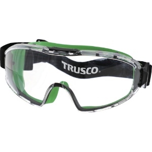 TRUSCO カラーセーフティーゴーグル(ワイドビュータイプ)ライトグリーン カラーセーフティーゴーグル(ワイドビュータイプ)ライトグリーン G5008-LGN