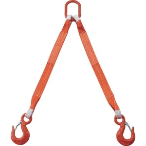 TRUSCO 2本吊ベルトスリングセット 50mm幅X1m 吊り角度60°時荷重2.58t(最大使用荷重3t) 2本吊ベルトスリングセット 50mm幅X1m 吊り角度60°時荷重2.58t(最大使用荷重3t) G50-2P10
