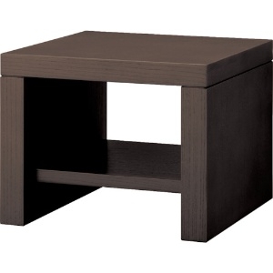 TRUSCO 木製サイドテーブル ダークブラウン 木製サイドテーブル ダークブラウン GRA500-DBR