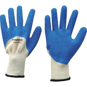 TRUSCO ゴム背抜き手袋 ハーフコーティングタイプ ブルー 1双入 10ゲージ L ゴム背抜き手袋 ハーフコーティングタイプ ブルー 1双入 10ゲージ L HCG101-L