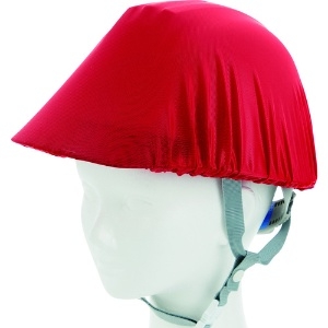 TRUSCO 識別用ヘルメットカバー 赤 識別用ヘルメットカバー 赤 HMCD-R