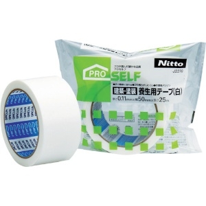ニトムズ 建材・塗装養生用テープ(白) 50X25 建材・塗装養生用テープ(白) 50X25 J2270