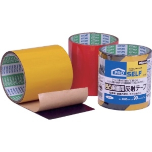 ニトムズ 凹凸粗面用反射テープ 黄 凹凸粗面用反射テープ 黄 J3792