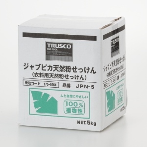 TRUSCO ジャプピカ天然粉せっけん 5kg (1個=1箱) JPN-5