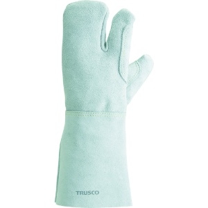 TRUSCO ケブラー(R)糸使用溶接手袋 3本指 左手のみ 裏綿付 KEVY-T3-LT