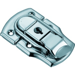 TRUSCO パッチン錠 鍵付タイプ・スチール製 (2個入) パッチン錠 鍵付タイプ・スチール製 (2個入) L-12