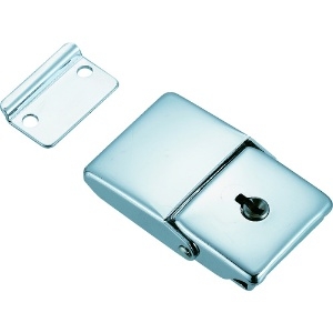 TRUSCO パッチン錠 鍵付タイプ・スチール製 (4個入) パッチン錠 鍵付タイプ・スチール製 (4個入) L-25