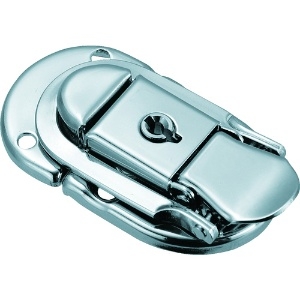 TRUSCO パッチン錠 鍵付タイプ・スチール製 (4個入) パッチン錠 鍵付タイプ・スチール製 (4個入) L-35