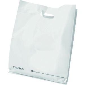 TRUSCO 【生産完了品】LIMEX手提げ袋 白色 幅300mm 縦390mm 厚み0.07mm 100枚入 LIMEX手提げ袋 白色 幅300mm 縦390mm 厚み0.07mm 100枚入 LIMEX3039-100