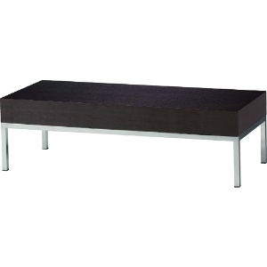 TRUSCO 木製テーブル ステンレス脚 天板ダークウッド 木製テーブル ステンレス脚 天板ダークウッド MAV1210-DBR