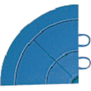 テラモト 抗菌フミンゴ 角ふち ブルー MR-085-290-3