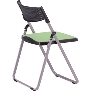 TOKIO アルミパイプ椅子 座面パッド付折りたたみチェア リーフグリーン アルミパイプ椅子 座面パッド付折りたたみチェア リーフグリーン NFA-700-LG