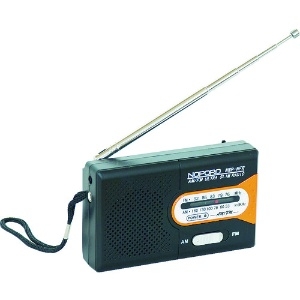 ナカバヤシ 水電池付 AM/FMラジオ 水電池付 AM/FMラジオ NWP-NFR-D