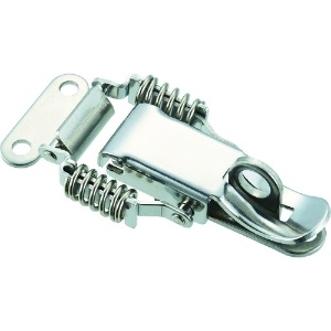 TRUSCO パッチン錠 鍵穴付ばねタイプ・ステンレス製 2個入 パッチン錠 鍵穴付ばねタイプ・ステンレス製 2個入 P-30HSUS