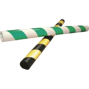 TRUSCO 単管用安全カバー(反射式) 緑/白 1m 単管用安全カバー(反射式) 緑/白 1m PCGW-1