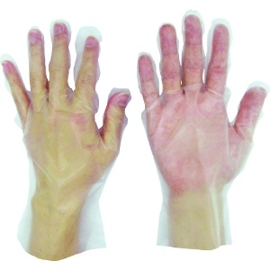 テイジン ポリエチレンぴったり手袋 Lサイズ (100枚入) PE-01C2-L