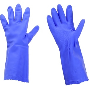 TRUSCO 塩化ビニール手袋厚手 バイオレット L PVCG54-L-V