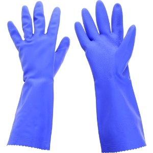 TRUSCO 塩化ビニール手袋厚手 バイオレット M 塩化ビニール手袋厚手 バイオレット M PVCG54-M-V