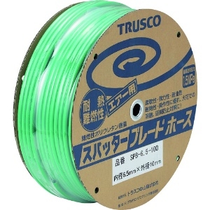 TRUSCO スパッタブレードチューブ 6.5X10mm 100m ドラム巻 SPB-6.5-100