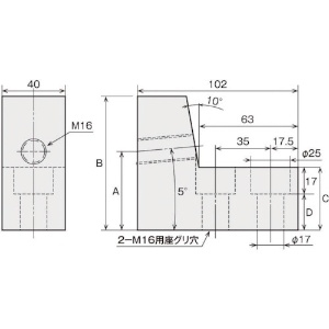 ニューストロング サイドストッパ- サイドストッパ- SS-75-NK 画像2