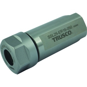 TRUSCO NC旋盤用ストレートシャンクコレットホルダ フラット付きERコレットホルダSSL型(メトリック) シャンク径16 全長50 ER11用 SSL16-ER11-035