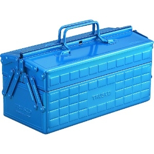TRUSCO 2段工具箱 350X160X215 ブルー 2段工具箱 350X160X215 ブルー ST-350-B