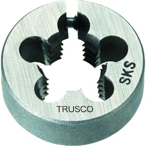 TRUSCO 丸ダイス 25径 ユニファイねじ 1/4UNC20 (SKS) 丸ダイス 25径 ユニファイねじ 1/4UNC20 (SKS) T25D-1/4UNC20