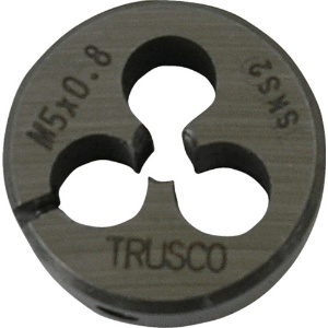 TRUSCO 丸ダイス 25径 M5×0.8 (SKS) T25D-5X0.8
