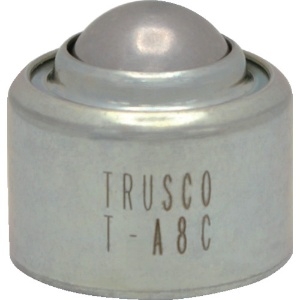 TRUSCO ボールキャスター プレス成型品上向用 スチール製ボール ボールキャスター プレス成型品上向用 スチール製ボール T-A8C