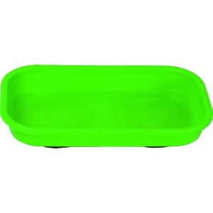 TRUSCO 角型樹脂マグネットトレー 緑 TAMT-1424-GN