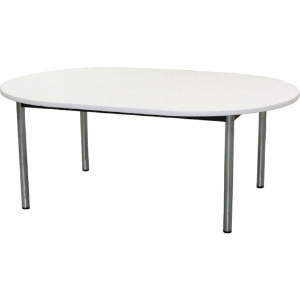 TOKIO ミーティングテーブル 楕円型 1800×1200mm ホワイト ミーティングテーブル 楕円型 1800×1200mm ホワイト TC-1812R-W