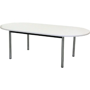 TOKIO ミーティングテーブル 楕円型 2100×1050mm ホワイト ミーティングテーブル 楕円型 2100×1050mm ホワイト TC-2105R-W