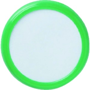 TRUSCO 丸型名札 クリップピン両用タイプ Φ45 緑 丸型名札 クリップピン両用タイプ Φ45 緑 TCNF45-GN