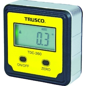 TRUSCO デジタル水平傾斜計 デジキュービック デジタル水平傾斜計 デジキュービック TDC-360