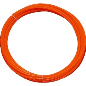 TRUSCO ポリウレタンチューブ 4X2.5mm 10m巻 オレンジ TEN-4X2.5-10-O