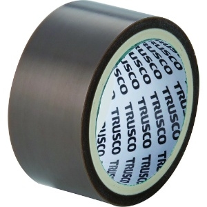 TRUSCO 5mフッ素樹脂粘着テープ 厚み0.08mm 幅10mm グレー TFJ-08-10-5M-GY