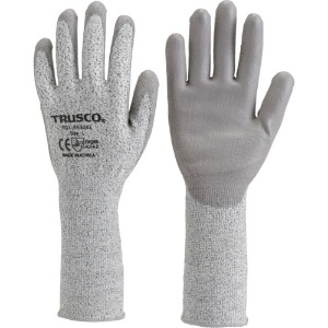 TRUSCO HPPE手袋PU手のひらコートロング L HPPE手袋PU手のひらコートロング L TGL-5532KL-L