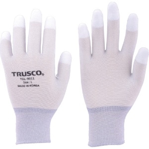 TRUSCO カーボン・ナイロンインナー手袋PU指先コート L カーボン・ナイロンインナー手袋PU指先コート L TGL-9011-L