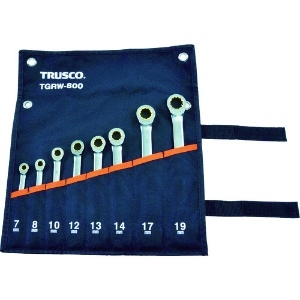 TRUSCO ラチェットコンビネーションレンチセット(スタンダード)8本組 TGRW-800