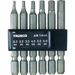 TRUSCO 六角ビットセット 六角ビットセット THB-6S