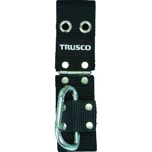 TRUSCO 工具丁番付ホルダー ブラック カラビナ付 THC-190-BK