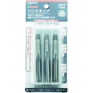 TRUSCO ハンドタップ ユニファイねじ用・SKS 7/16UNC14 セット ハンドタップ ユニファイねじ用・SKS 7/16UNC14 セット T-HT7/16UNC14-S